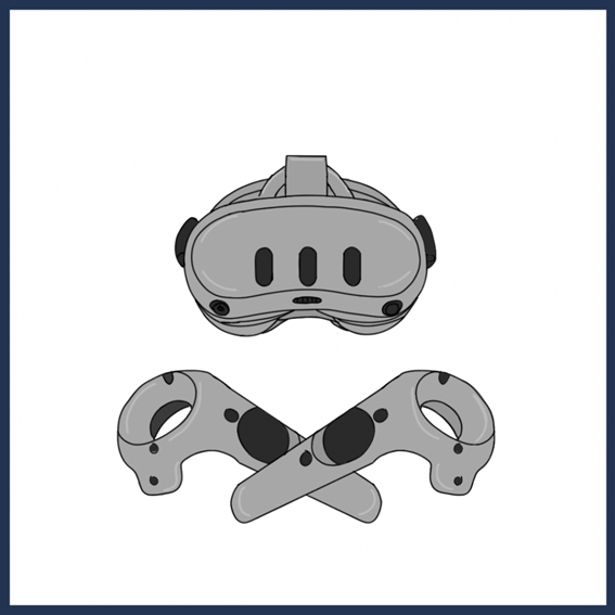 Logotipo gafas realidad virtual